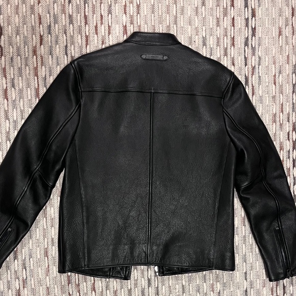 Coach Leather Racer Jacket - Picture 8 of 9